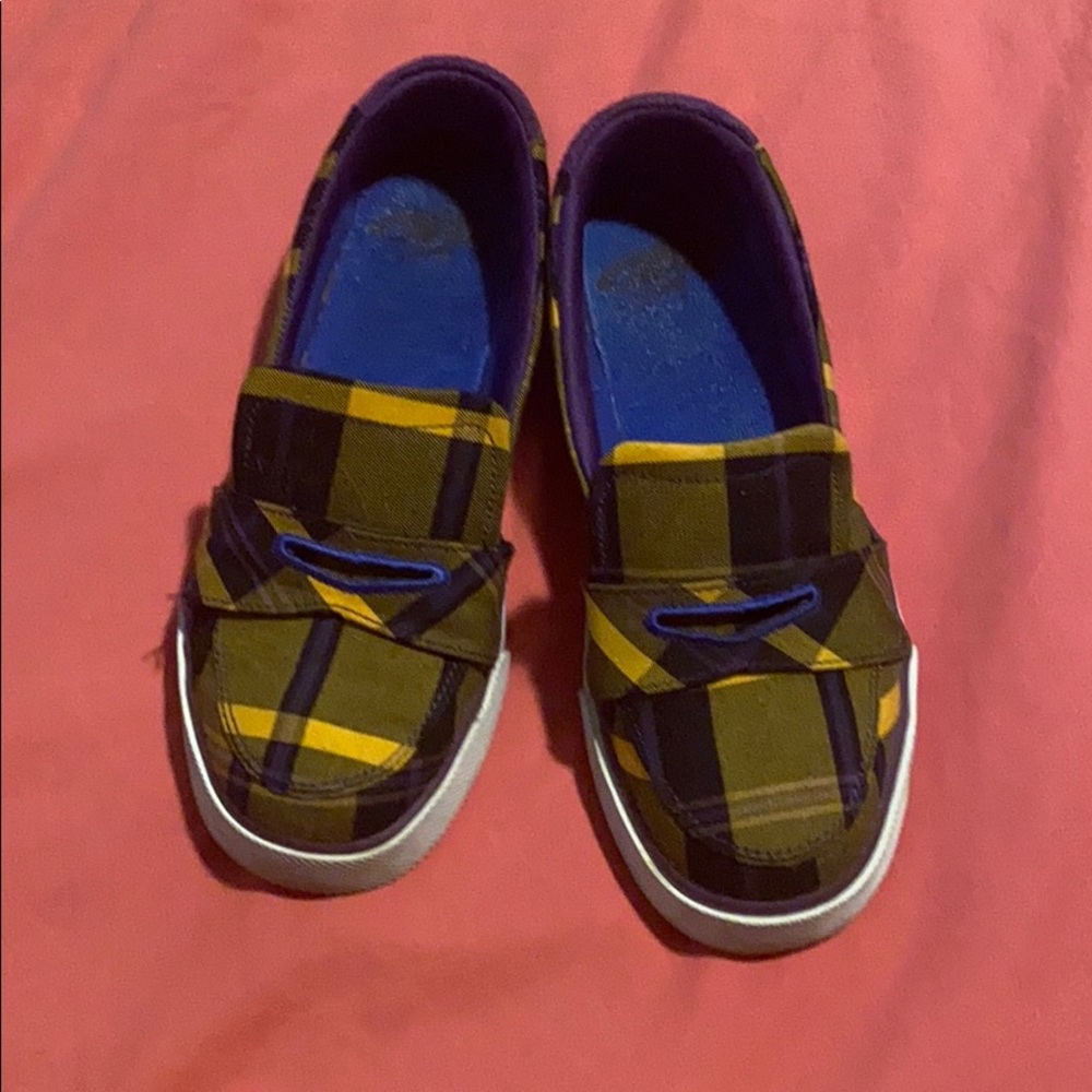 Nike plaid skateboard loafer 7.5